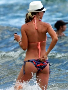 Suzanne Quast in Bikini at the Beach in Hawaii-5