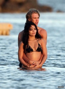 Vanessa Hudgens on the Beach in Bikini in Hawaii-5