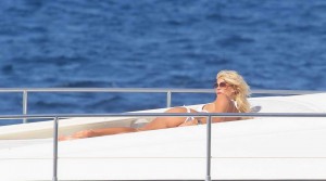 Viktoria Silvstedt in Bikini on Yacht in Monte Carlo-2