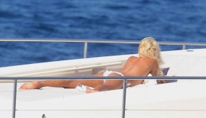 Viktoria Silvstedt in Bikini on Yacht in Monte Carlo-6