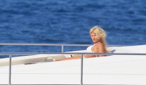 Viktoria Silvstedt in Bikini on Yacht in Monte Carlo-7