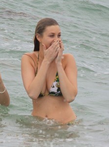 Whietney Port in Breathtakingly Bikini on the Beach in Miami-9