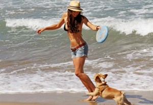 Serinda Swan in Bikini at the Beach in Santa Monica-5