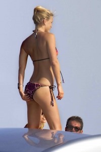 Bar Refaeli in Bikini on a Yacht in Spain-5