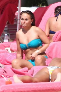 Chloe Green in Bikini at the Beach in Barbados-5