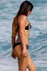 Claudia Romani in Bikini at the Beach in Miami-3