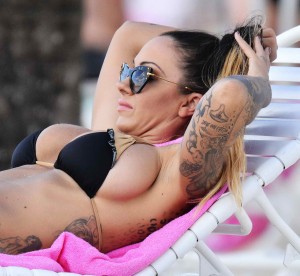 Jodie Marsh in Bikini in Barbados-3