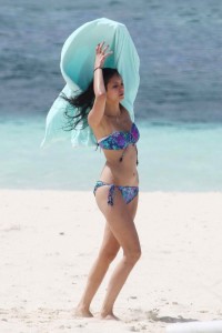 Nina Dobrev in Bikini at the Turks and Caicos -3