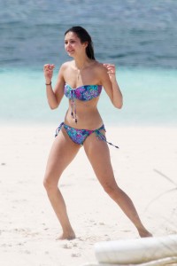 Nina Dobrev in Bikini at the Turks and Caicos -7