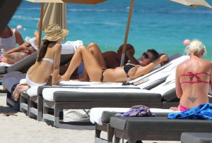 Rita Rusic in a Breathtakingly Bikini at the Beach in Miami-2