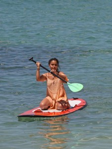 Stella Hudgens in Bikini at the Beach in Hawaii-3