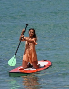 Stella Hudgens in Bikini at the Beach in Hawaii-4