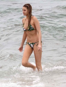 Whitney Port in Bikini at the Beach in Miami-3