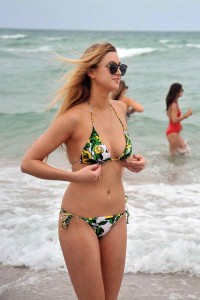 Whitney Port in Bikini at the Beach in Miami-7