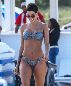 Nicole Murphy in Bikini at the Beach in Miami-2