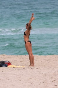 Anastasia Galkova in Bikini at the Beach in Miami 01/21/2016-4