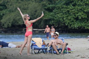 Anna Camp in Bikini at the Beach in Hawaii 12/30/2015-2