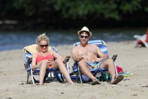 Anna Camp in Bikini at the Beach in Hawaii 12/30/2015-4