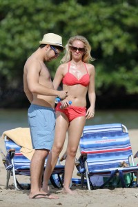 Anna Camp in Bikini at the Beach in Hawaii 12/30/2015-5