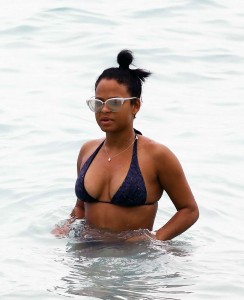 Christina Milian in Bikini in Miami 01/03/2016-4