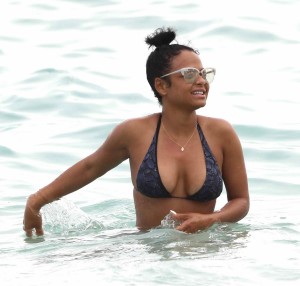 Christina Milian in Bikini in Miami 01/03/2016-6