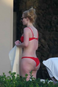 Iggy Azalea in a Red Bikini in Hawaii-4