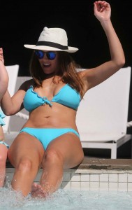 Imogen Thomas in Bikini at a Pool in Miami-6