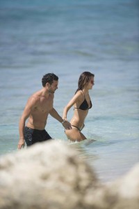 Lucy Watson in Bikini at the Beach in Barbados 12/31/2015-7