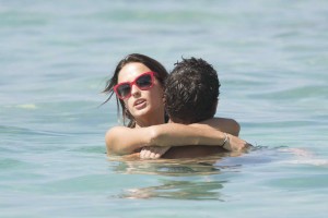 Lucy Watson in Bikini at the Beach in Barbados 12/31/2015-8