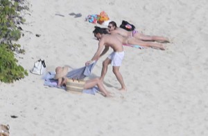 Olivia Palermo at the Beach in St Barts 01/01/2015-3