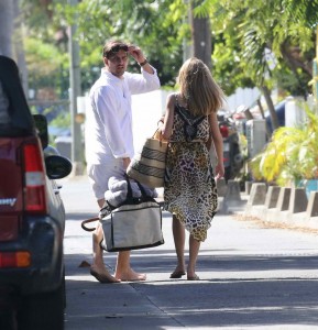 Olivia Palermo at the Beach in St Barts 01/01/2015-4