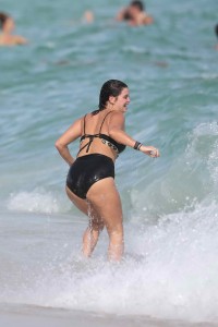 Pixie Geldof in Bikini at the Beach in Miami 01/01/2016-5