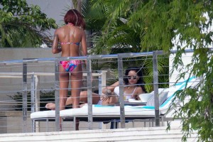 Rihanna in Bikini in Barbados 12/27/2015-2