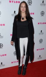 Alexis Knapp at a NYLON Magazine Pre-Grammy Party in Hollywood 02/09/2016