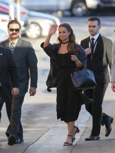 Alicia Vikander Attends at a Jimmy Kimmel Live in Los Angeles 09/02/2016-5