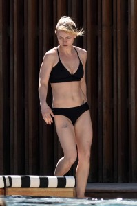 Christina Ricci in Bikini at a Poolside in Miami 02/24/2016-6