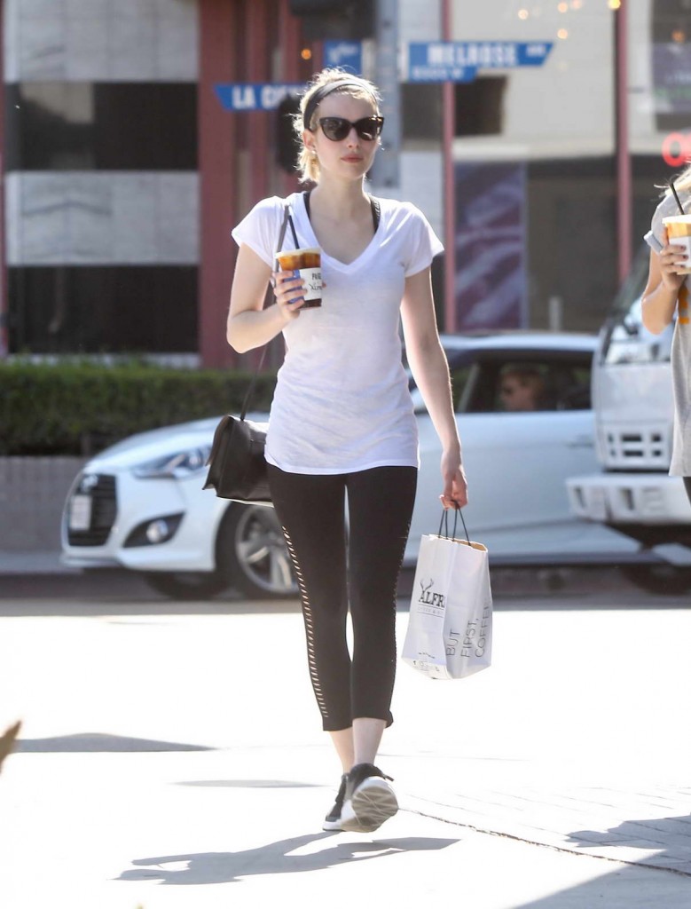 Emma Roberts Shopping in Los Angeles 02/25/2016-1