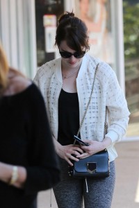 Emma Stone at Sushi Park in WeHo 02/25/2016-2