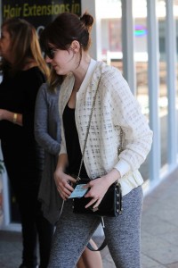 Emma Stone at Sushi Park in WeHo 02/25/2016-5