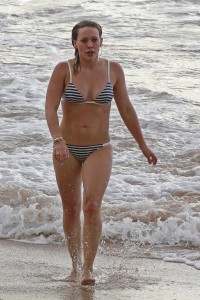 Hilary Duff in Bikini at the Beach in Maui 02/10/2016-2