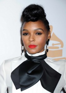 Janelle Monae at 2016 Pre-Grammy Gala and Salute to Industry Icons Honoring Irving Azoff in Beverly Hills 02/14/2016-3