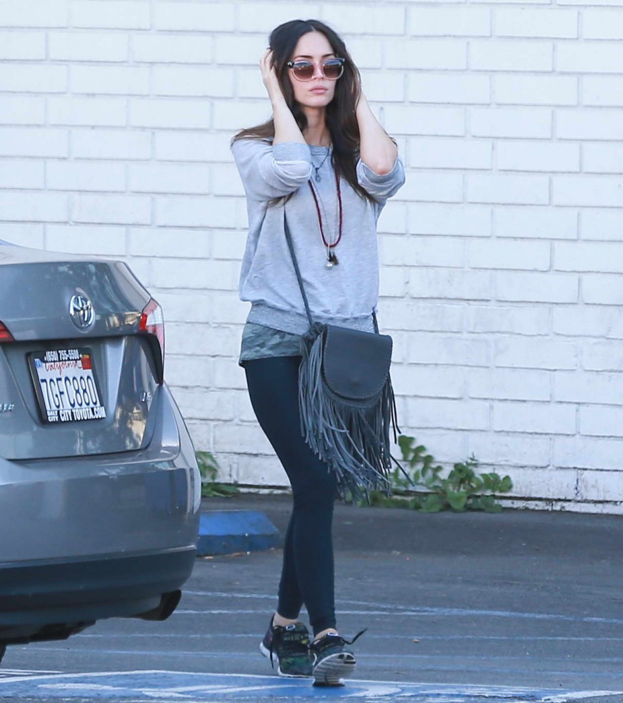 Megan Fox Getting Lunch at Poquito Mas in Santa Monica 02/22/2016-1