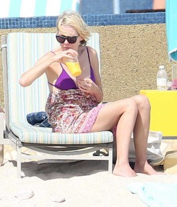 Naomi Watts in Bikini at the Beach in Mexico 02/15/2016-6