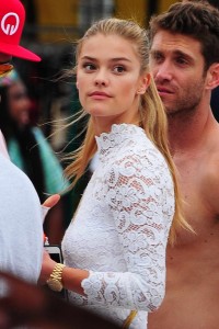 Nina Agdal at the Beach in Miami 02/20/2016-3