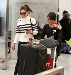 Nina Dobrev at Pearson International Airport in Toronto 02/19/2016-5