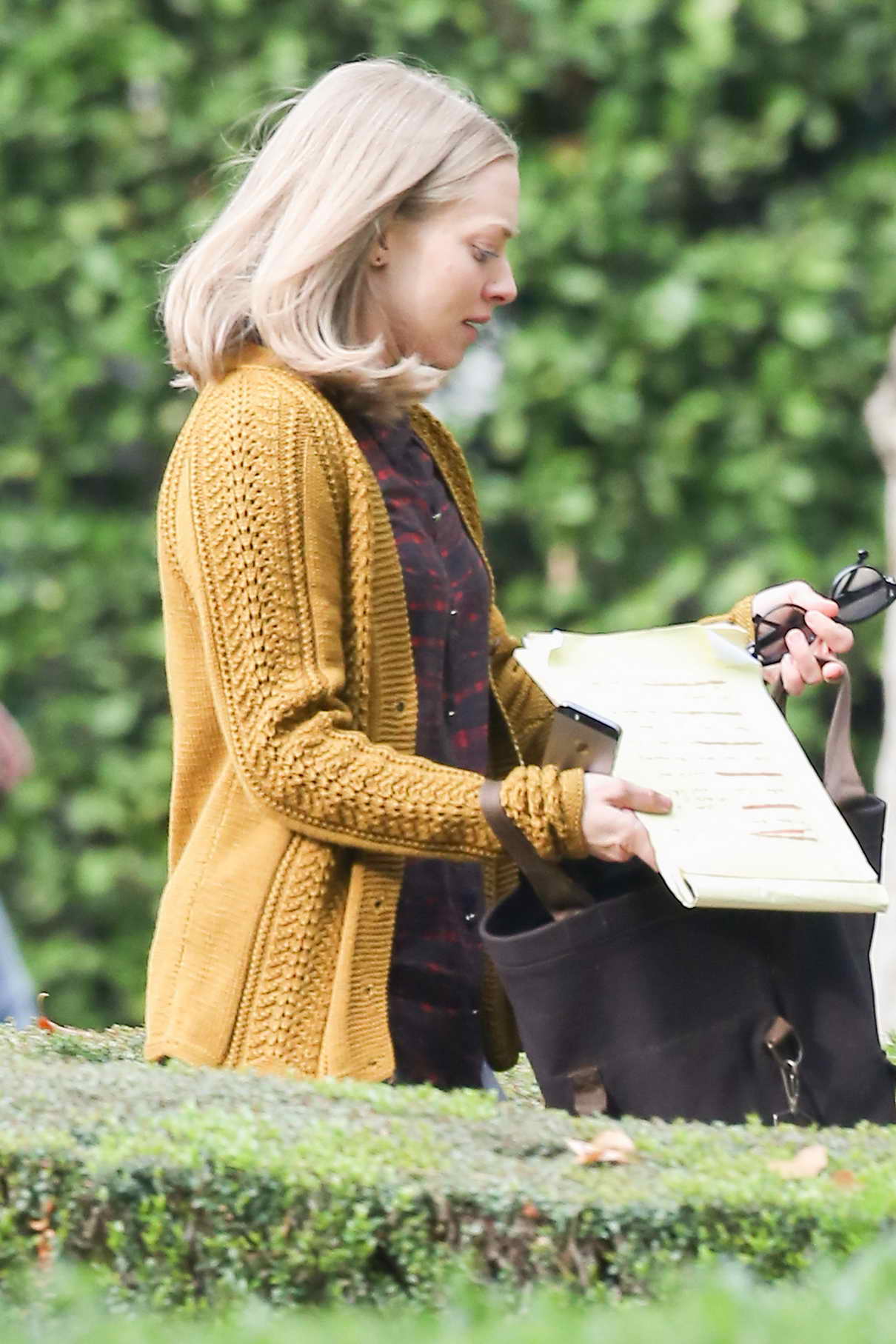 Amanda Seyfried on the Set of The Last Word in Los Angeles 03/05/2016-4