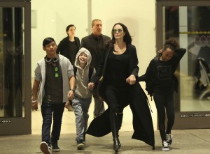 Angelina Jolie Arrives at LAX in Los Angeles 03/02/2016-3