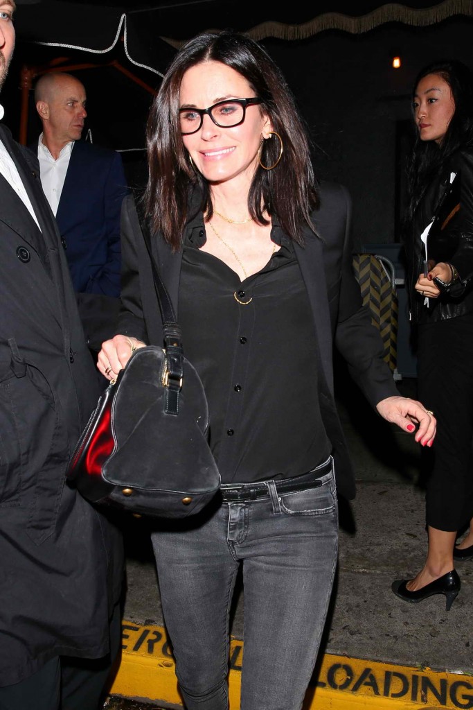 Courteney Cox Attends Reese Witherspoon's 40th Birthday at Warwick Nightclub in LA 03/19/2016-1