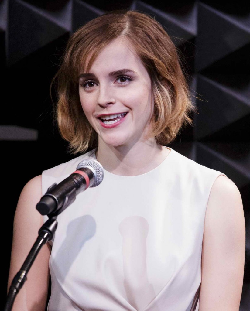 Emma Watson at HeForShe Art Week Launch in NYC 03/08/2016-1