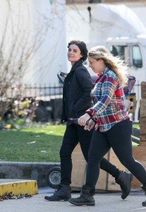 Jaimie Alexander on the Set of Blindspot in NYC 03/20/2016-2